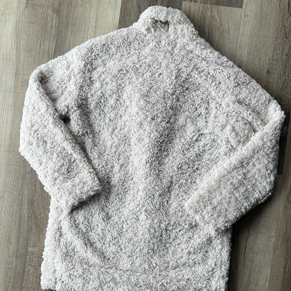 Aritzia Wilfred Free Teddy Coat Sherpa Tan Cream size Small - Picture 13 of 13